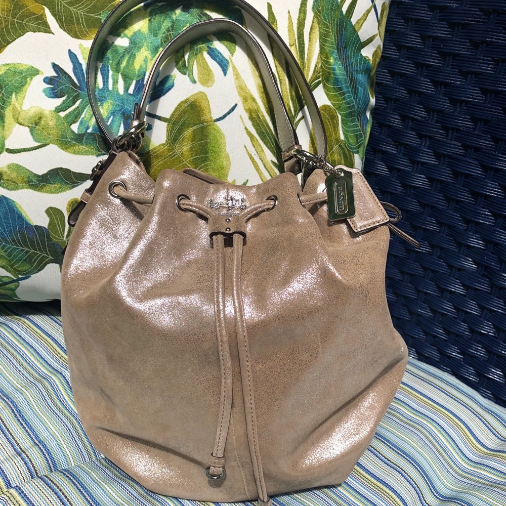 Coach metallic handbag
